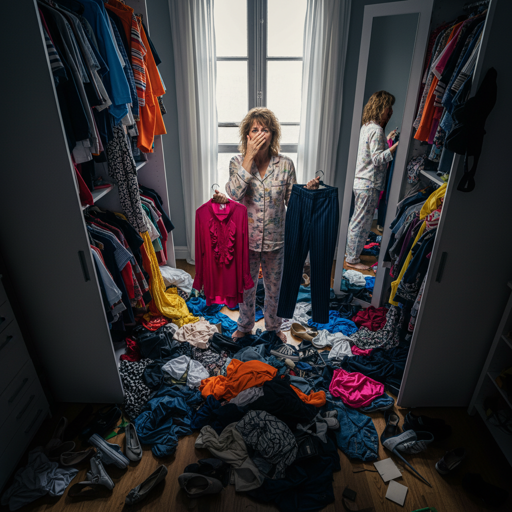 Почему ваш шкаф полон, а сердце пусто: как гардероб крадет вашу уверенность и время каждое утро?
